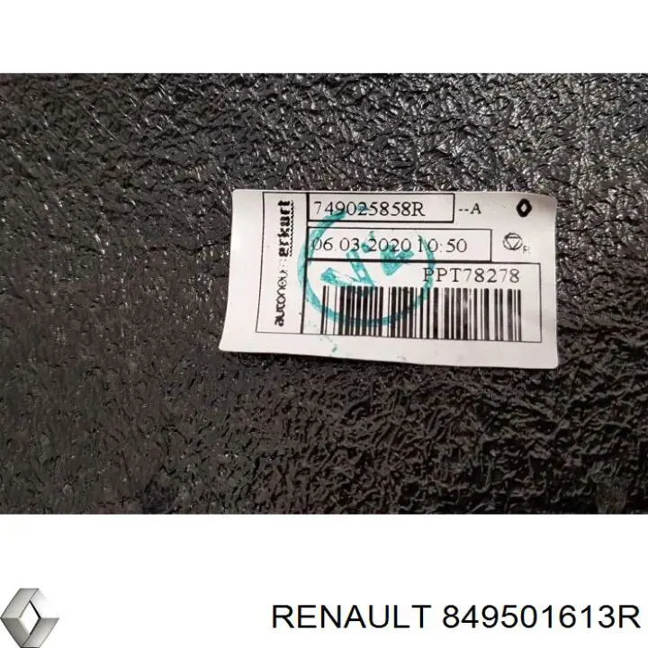 Облицовка багажного отсека, правая Renault (RVI) 849501613R