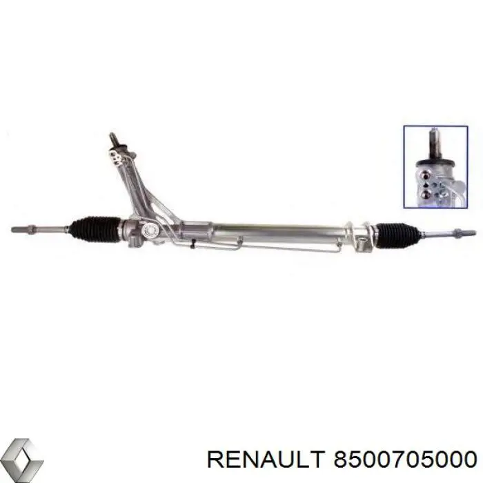 8500705000 Renault (RVI) cremalheira da direção