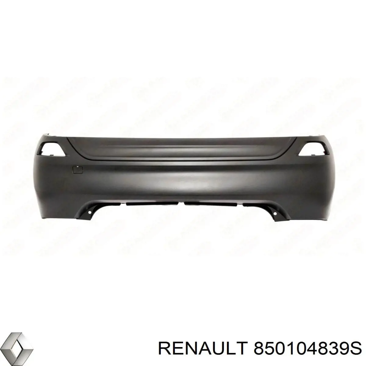 Бампер задний Renault Logan 2 (Рено Логан)