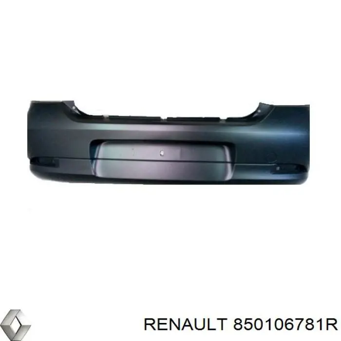 850106781R Renault (RVI) pára-choque traseiro