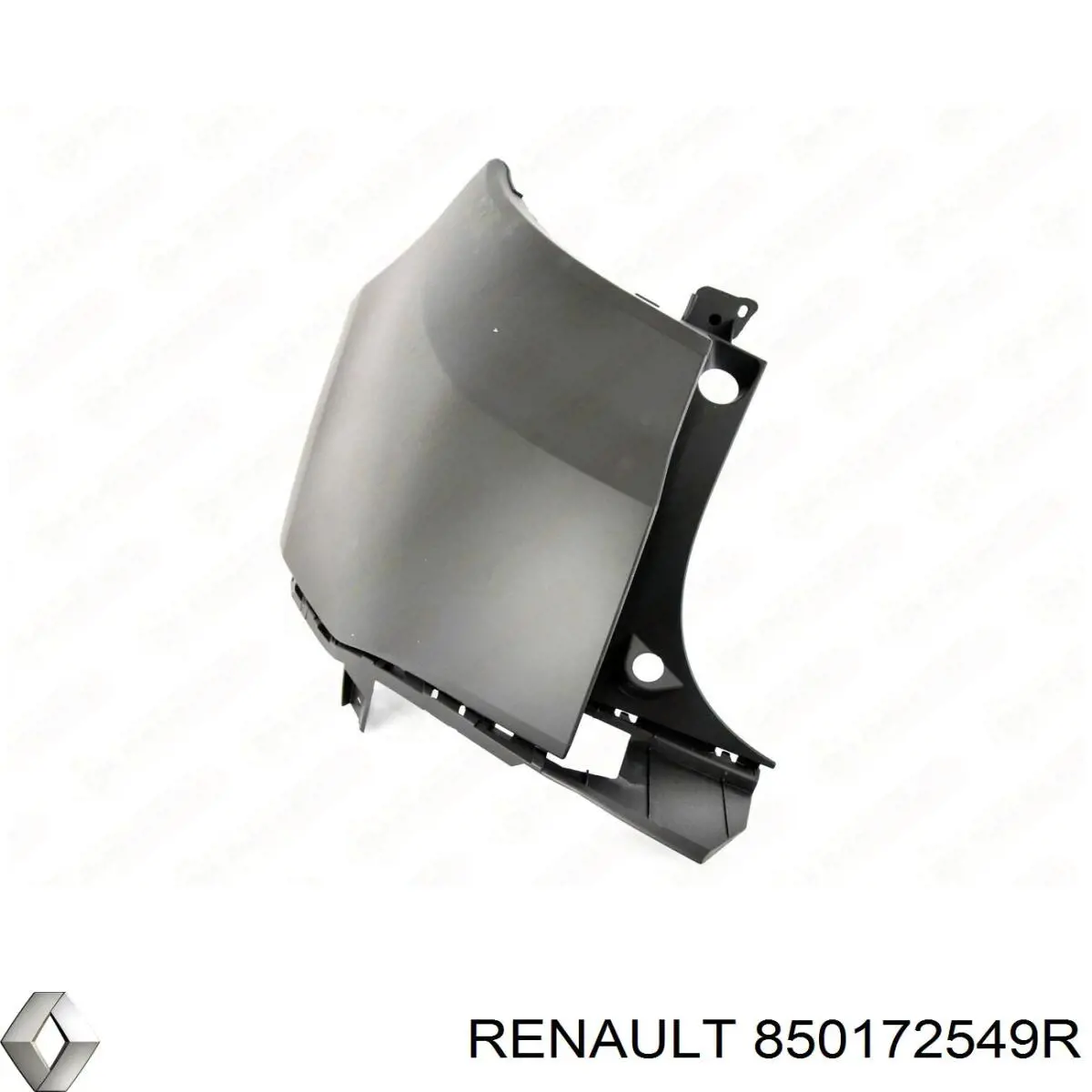 850172549R Renault (RVI) бампер задний, левая часть