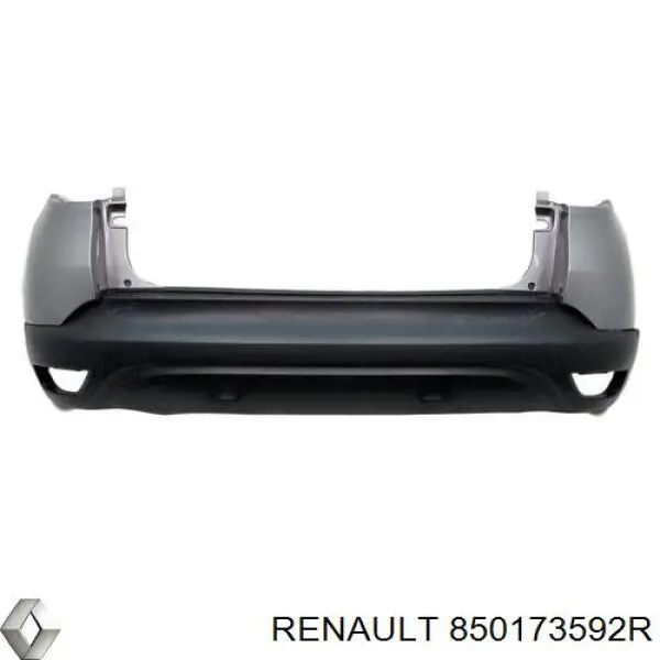 Бампер задний, левая часть 850172547R Renault (RVI)