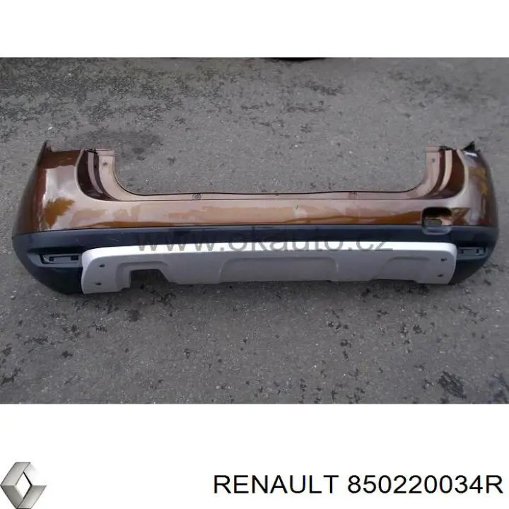 850220034R Renault (RVI) pára-choque traseiro