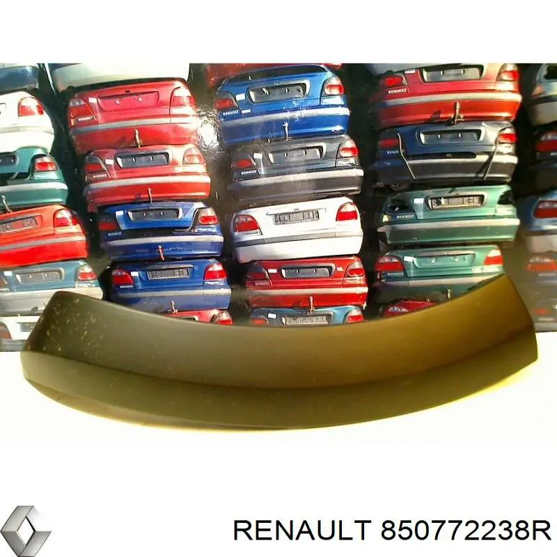 Placa sobreposta do pára-choque traseiro esquerdo para Renault SANDERO 
