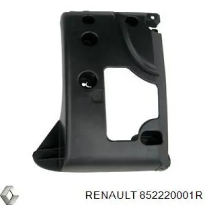 Правый кронштейн заднего бампера Renault (RVI) 852220001R