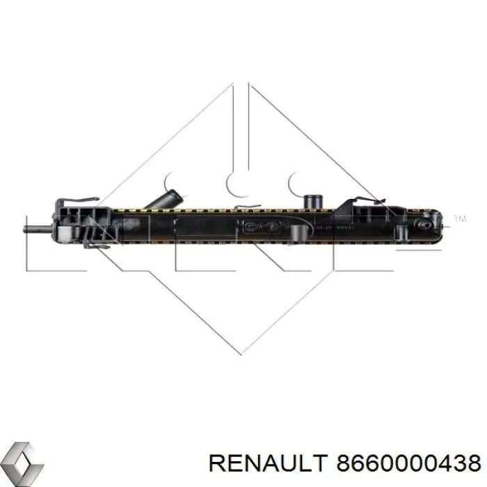 Радиатор 8660000438 Renault (RVI)