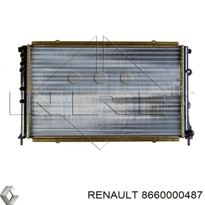 Радиатор охлаждения двигателя Renault (RVI) 8660000487 цена, от 64.51 USD