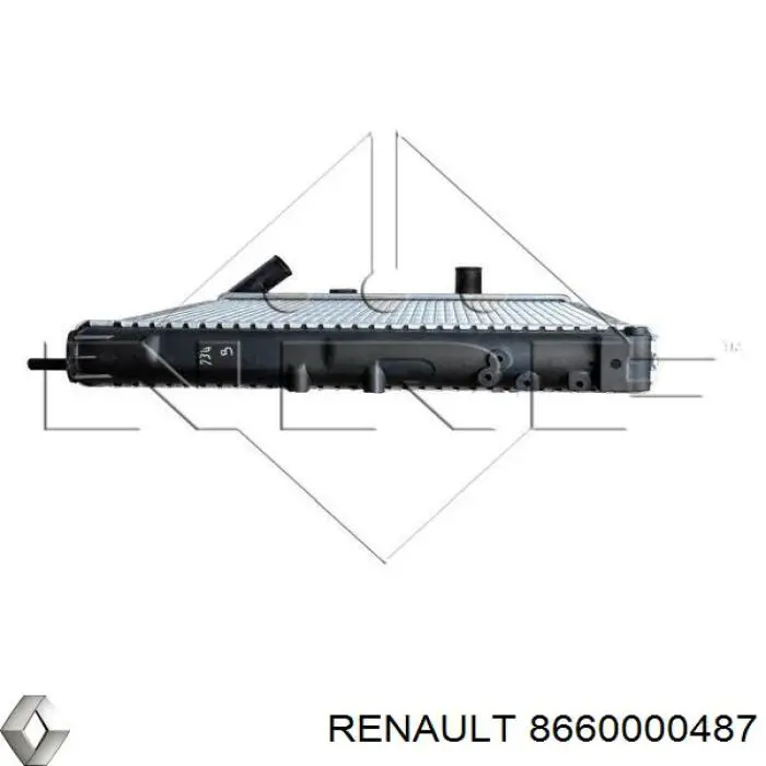 8660000487 Renault (RVI) радиатор