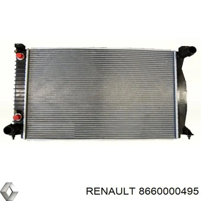 Радиатор охлаждения двигателя Renault (RVI) 8660000495 цена, от 47.52 USD