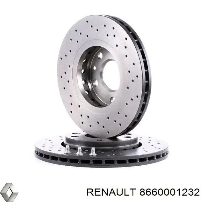 8660001232 Renault (RVI) диск тормозной передний