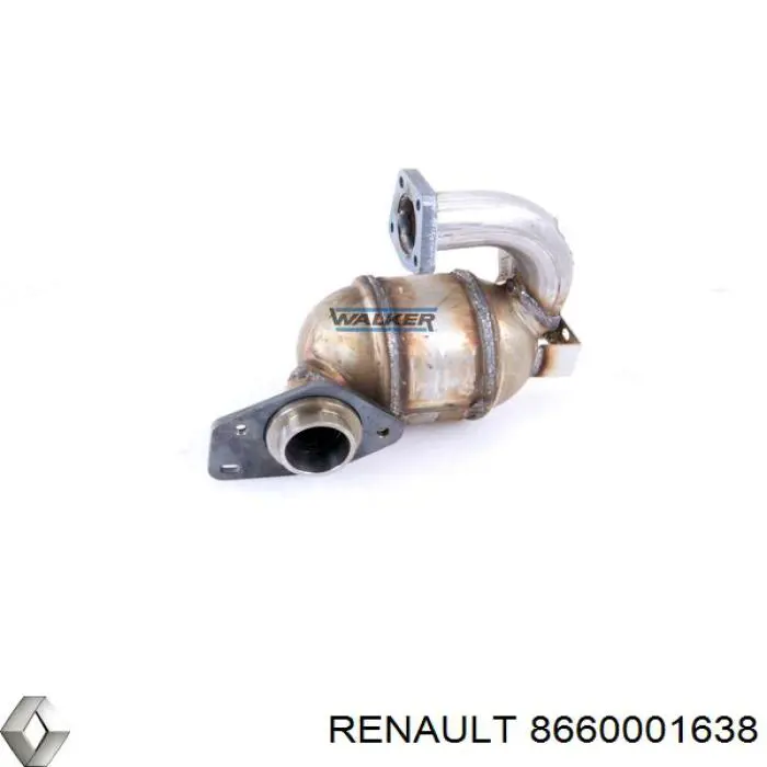 Катализатор 8660001638 Renault (RVI)