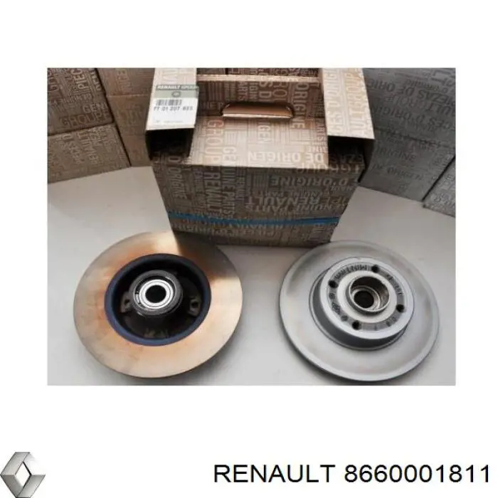 Задний дисковый тормоз Renault (RVI) 8660001811