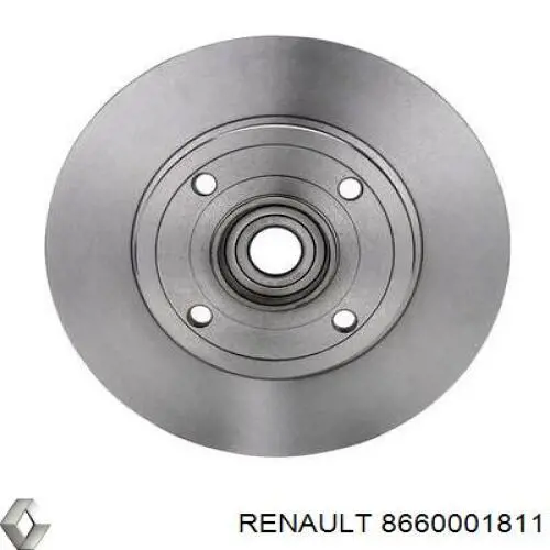 8660001811 Renault (RVI) диск тормозной задний