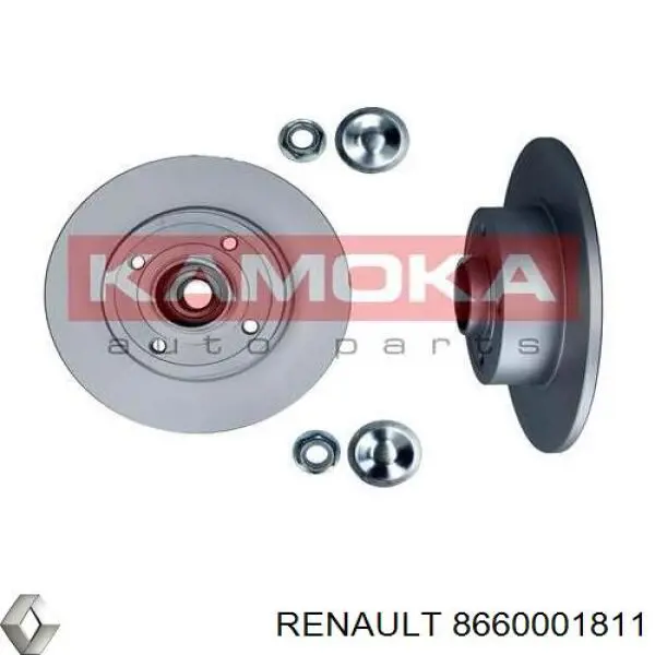 Задний тормозной диск Renault (RVI) 8660001811 цена, от 52.48 USD