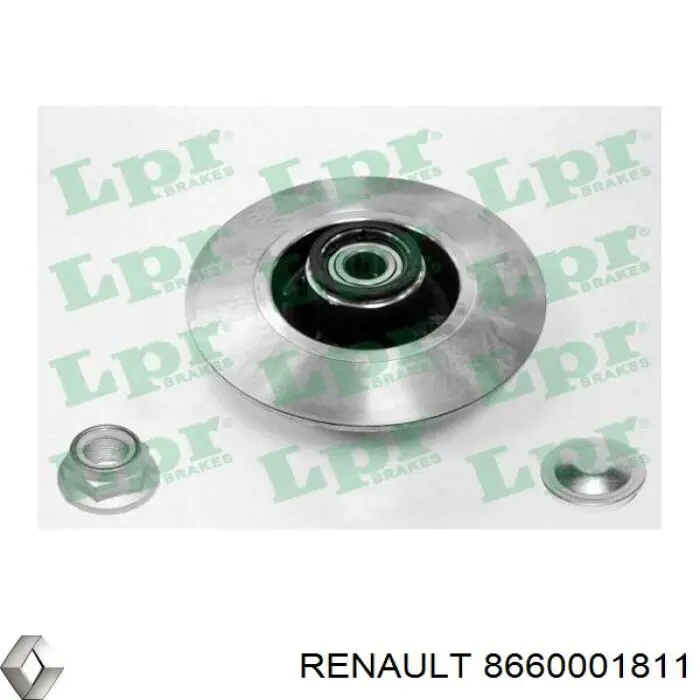 Купить 8660001811 Renault (RVI) Диск тормозной задний