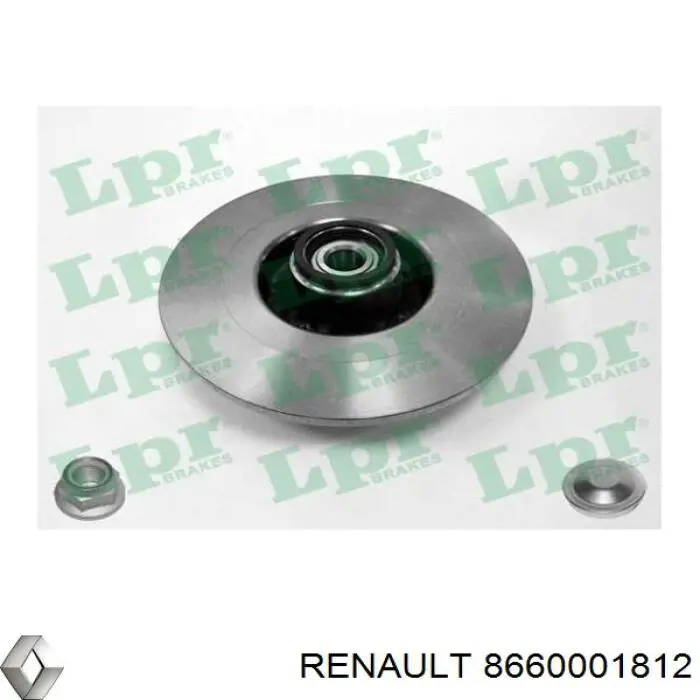 8660001812 Renault (RVI) тормозные диски