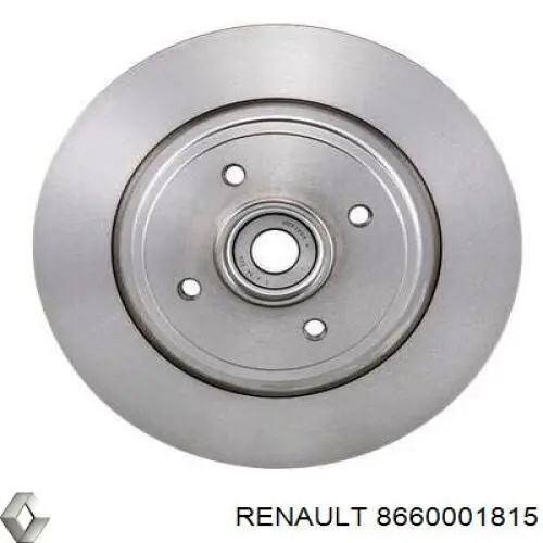 8660001815 Renault (RVI) диск тормозной задний