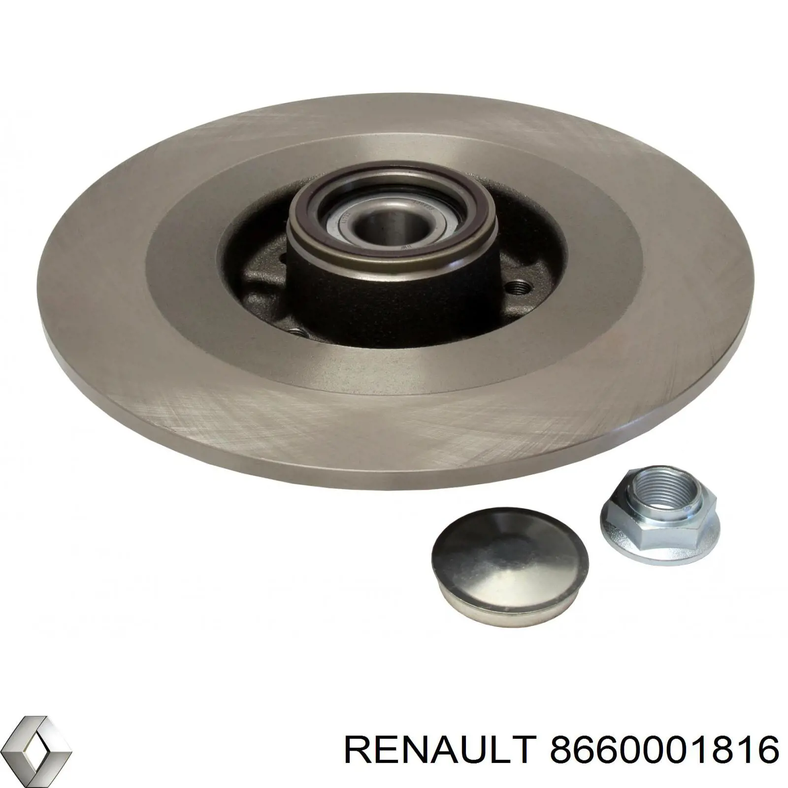 Тормозные диски 8660001816 Renault (RVI)