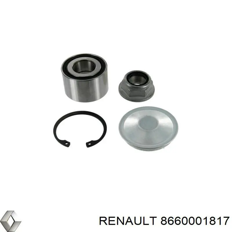 8660001817 Renault (RVI) rolamento de cubo traseiro