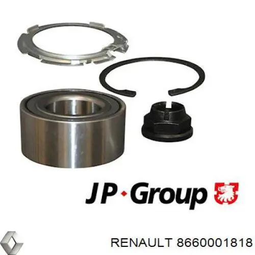 Комплект подшипника ступицы колеса Renault (RVI) 8660001818 цена, от 21.45 USD