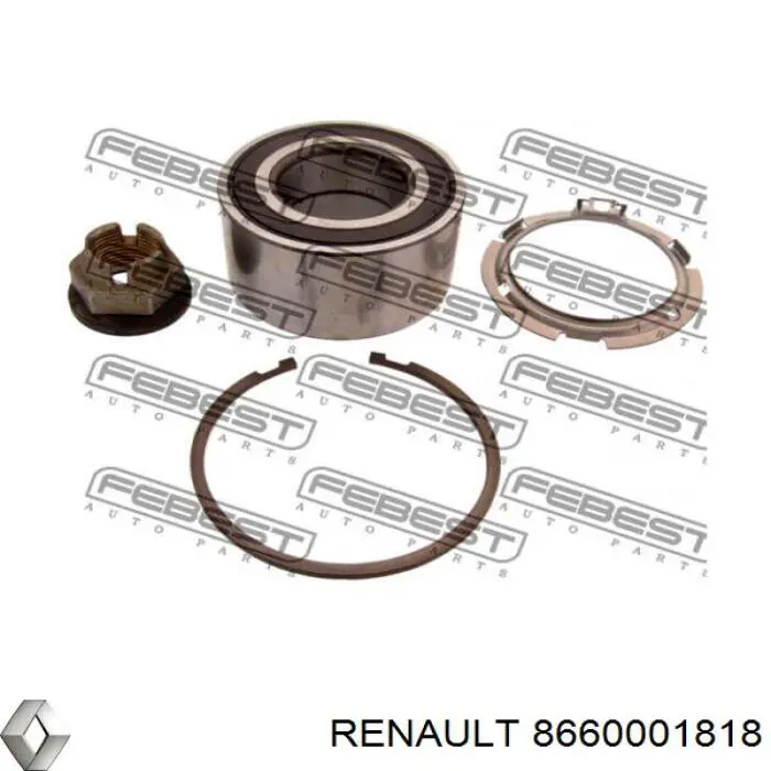 Купить 8660001818 Renault (RVI) Подшипник передней ступицы