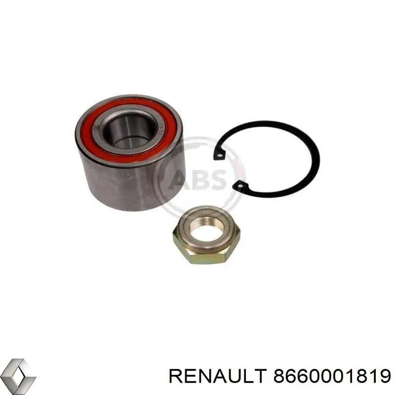 Подшипники задней ступицы Renault (RVI) 8660001819 цена, от 21.73 USD