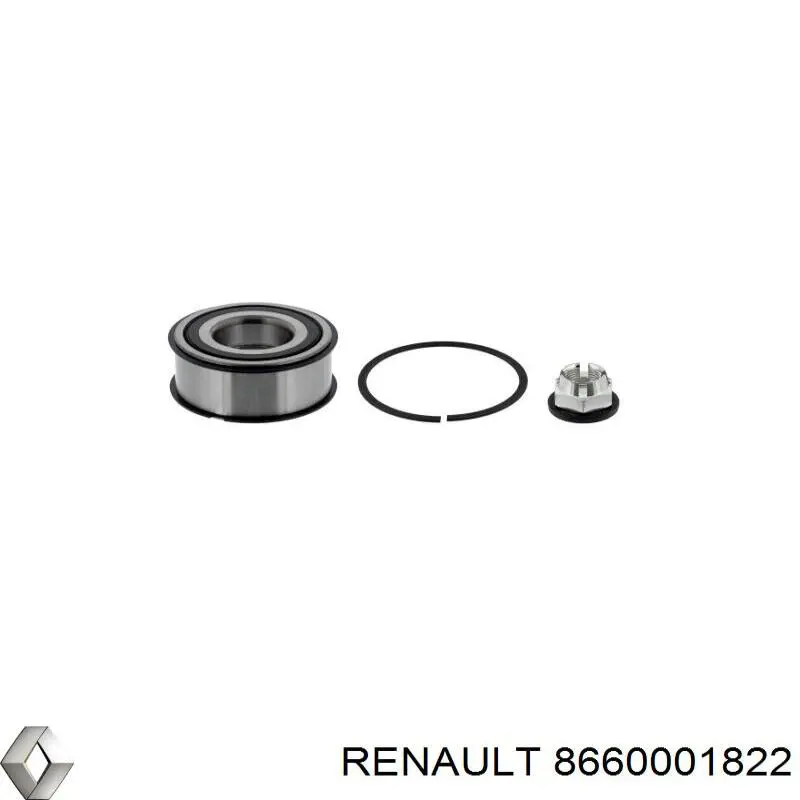 8660001822 Renault (RVI) подшипник ступицы передней