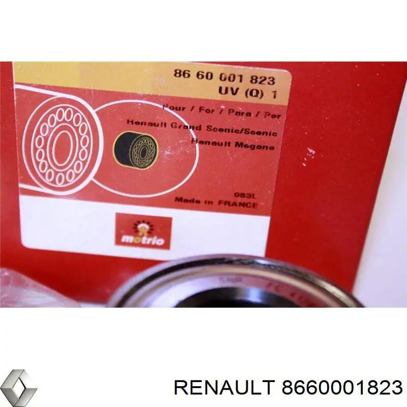 Подшипники задней ступицы Renault (RVI) 8660001823 цена, от 25.08 USD