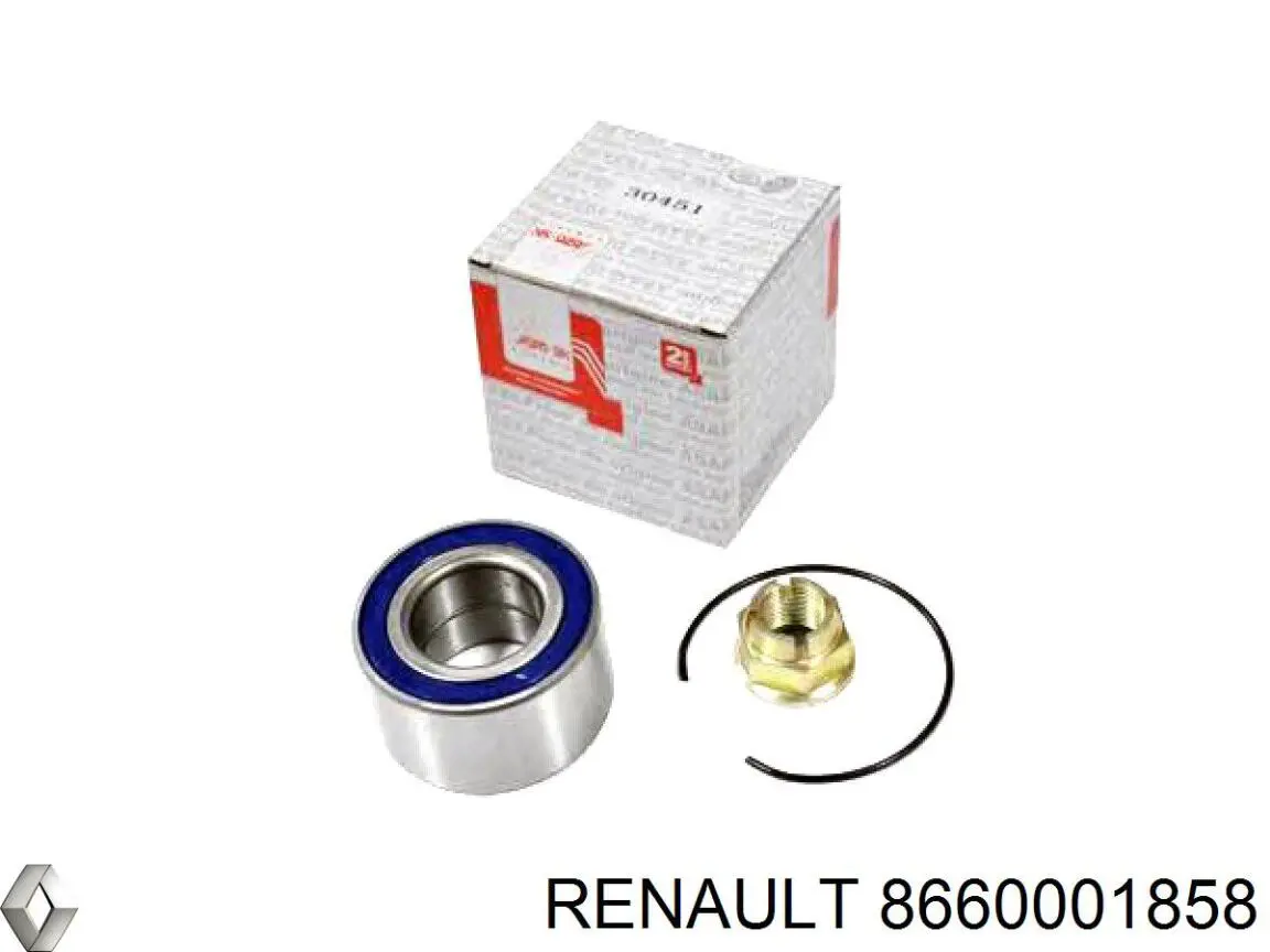 8660001858 Renault (RVI) подшипник ступицы передней