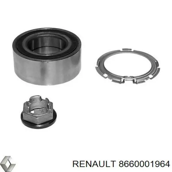 8660001964 Renault (RVI) подшипник ступицы передней