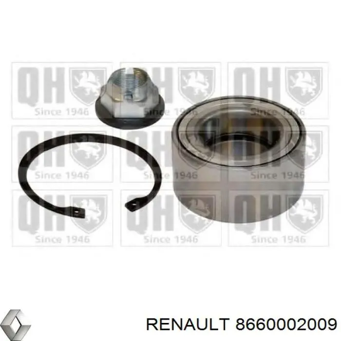 Подшипник ступицы 8660002009 Renault (RVI)