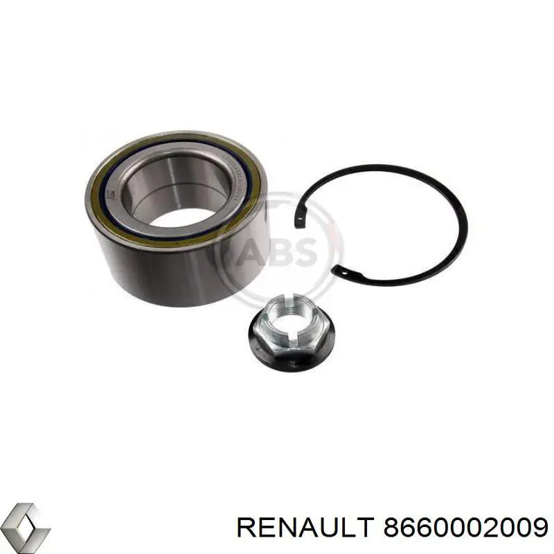 Купить 8660002009 Renault (RVI) Подшипник передней ступицы