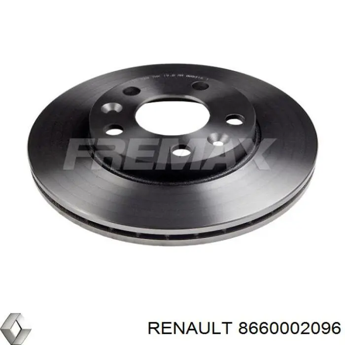 Тормоз дисковый передний Renault (RVI) 8660002096 цена, от 40.42 USD
