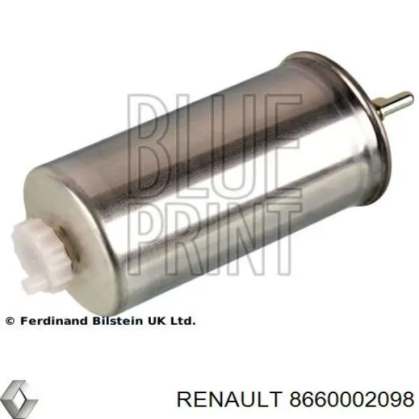 Топливный фильтр 8660002098 Renault (RVI)