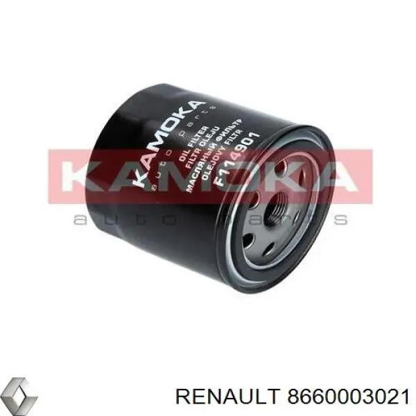 Фільтр масляний 8660003021 Renault (RVI)