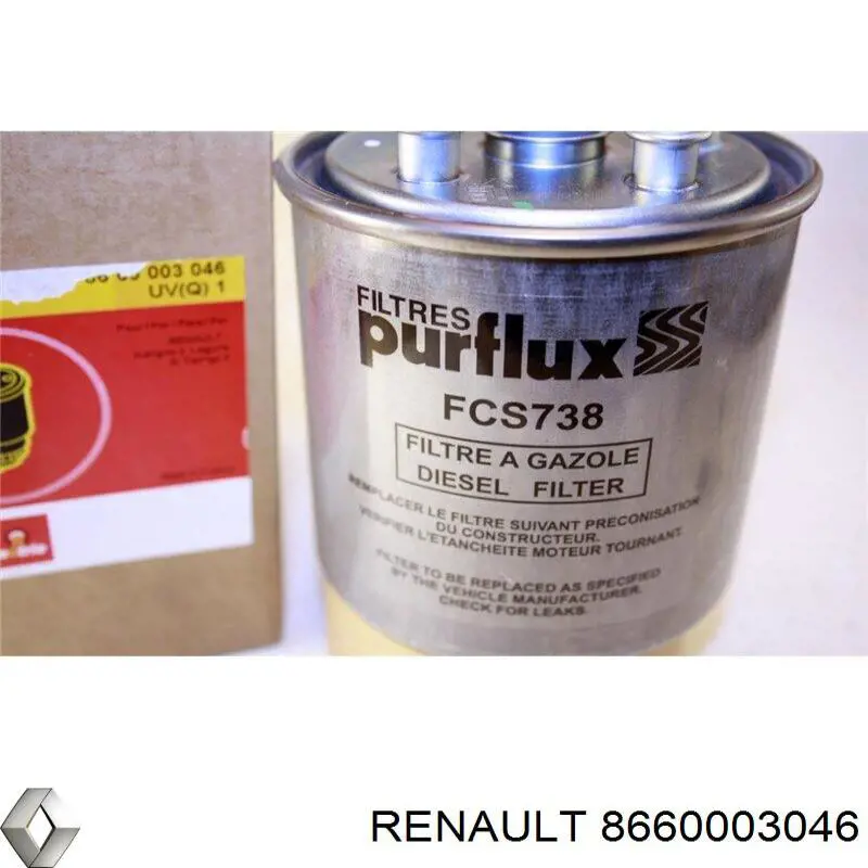 8660003046 Renault (RVI) топливный фильтр