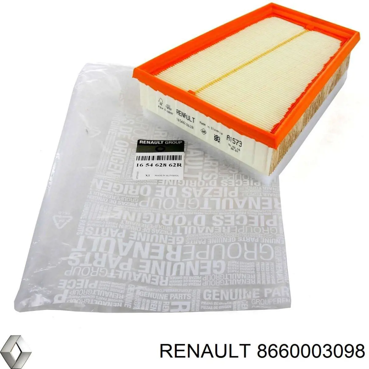 Воздушный фильтр 8660003098 Renault (RVI)