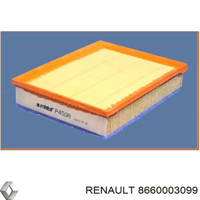 Элемент воздушного фильтра Renault (RVI) 8660003099 цена, от 6.15 USD