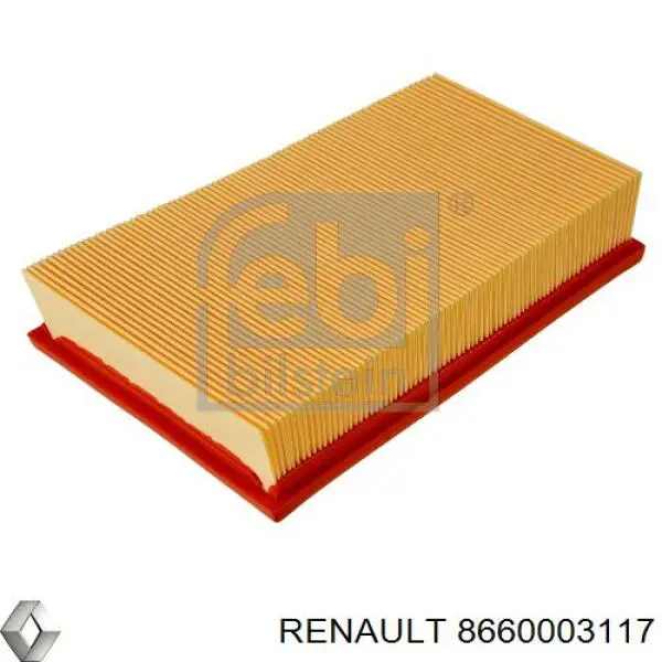 Элемент воздушного фильтра Renault (RVI) 8660003117 цена, от 5.86 USD