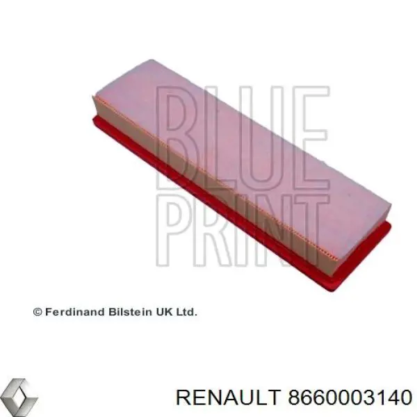 8660003140 Renault (RVI) воздушный фильтр