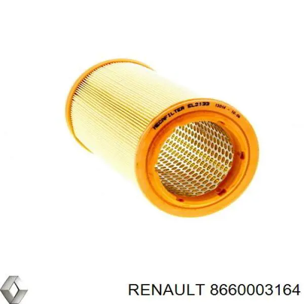 Воздушный фильтр 8660003164 Renault (RVI)