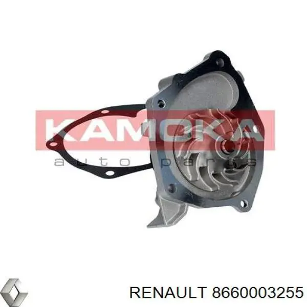 Помпа охлаждения Renault (RVI) 8660003255 цена, от 27.09 USD