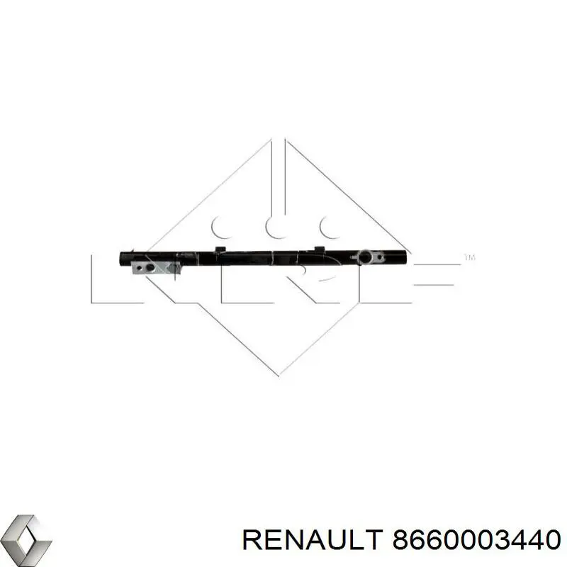 8660003440 Renault (RVI) радиатор кондиционера