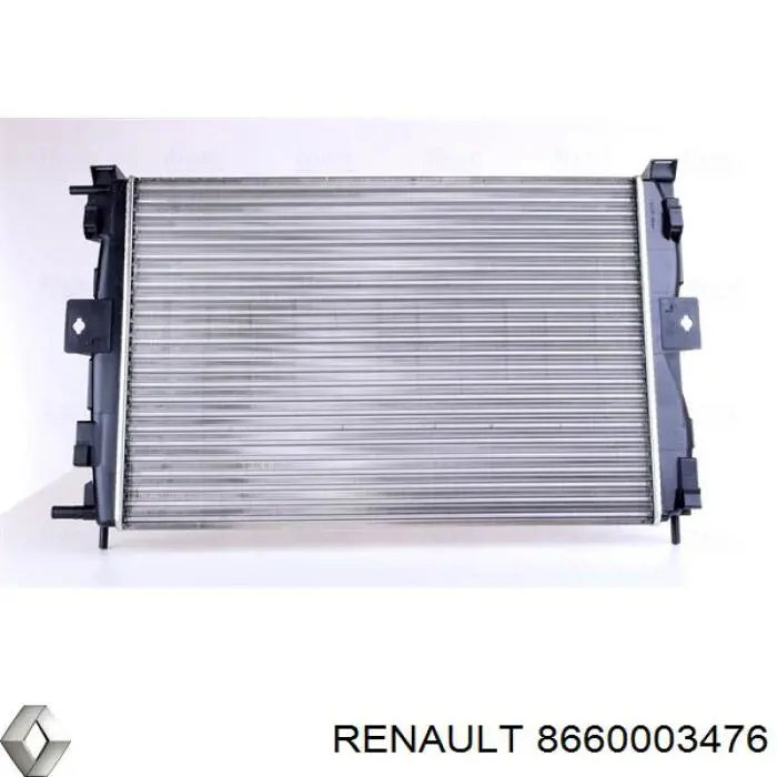 Радиатор охлаждения двигателя на Renault Scenic  II 