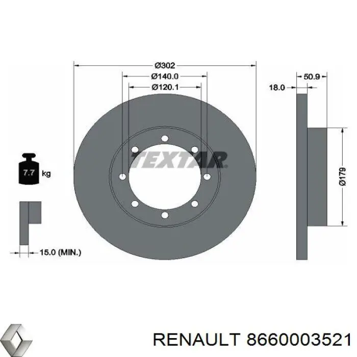 8660003521 Renault (RVI)