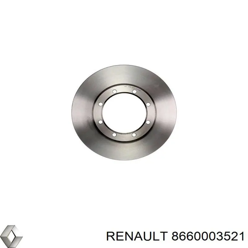 Тормозные диски 8660003521 Renault (RVI)