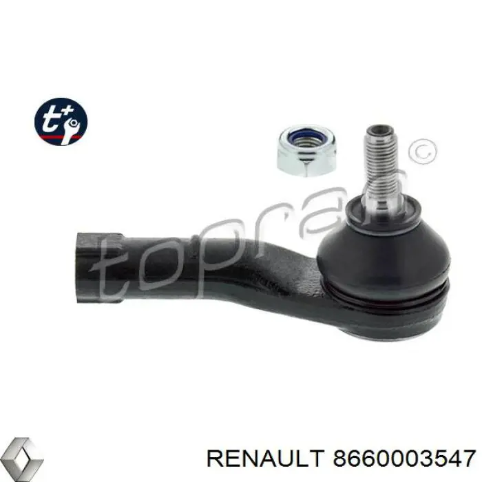 8660003547 Renault (RVI) наконечник рулевой тяги внешний