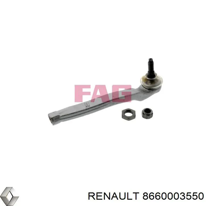 Рулевой наконечник Renault (RVI) 8660003550 цена, от 11.27 USD