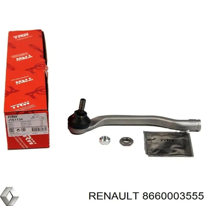 Рулевой наконечник Renault (RVI) 8660003555 цена, от 12.99 USD