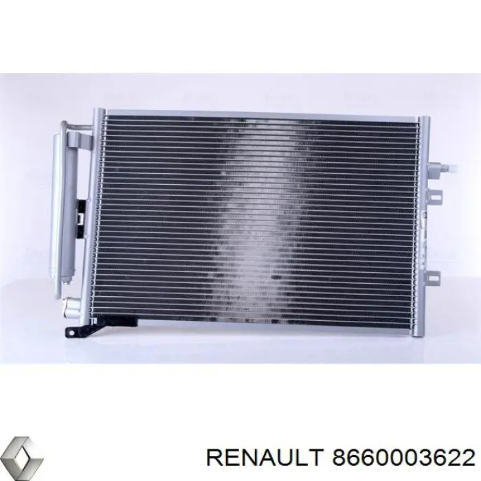 Радиатор кондиционера 8660003622 Renault (RVI)